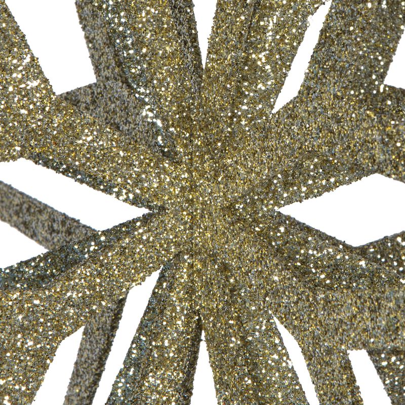 Vickerman 24" Champagne Iridescent Star Christmas Ornament. image number 2