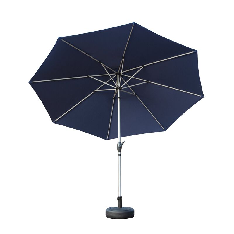 blue 10 ft patio umbrella 10ft Round Cobalt Keep your outdoor living space nicely shaded with this 10 MF Studio 10ft Patio Umbrella
