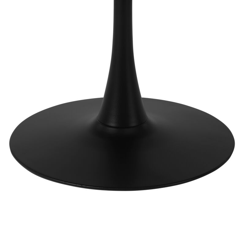 WestinTrends 31.5" Round Outdoor Indoor Metal Cocktail Dining Table image number 4
