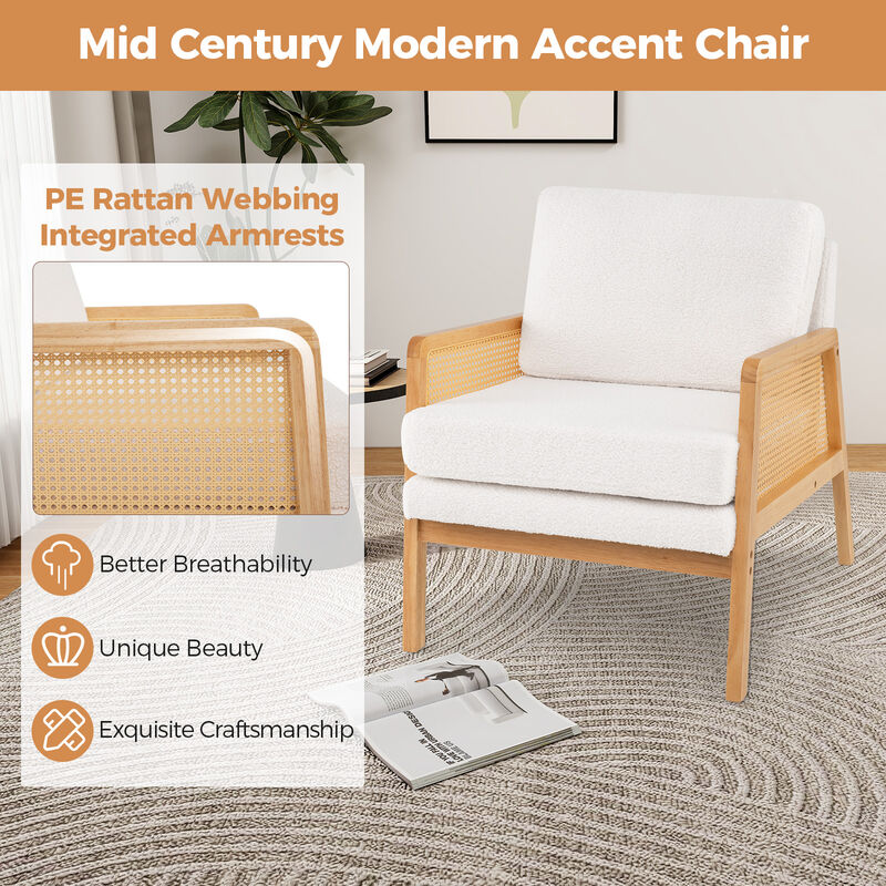 Mid-Century Modern Accent Chair for Stylish and Comfortable Living Room Seating