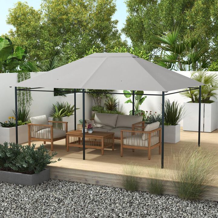 Hivvago 10x13 Gazebo Canopy Cover Replacement