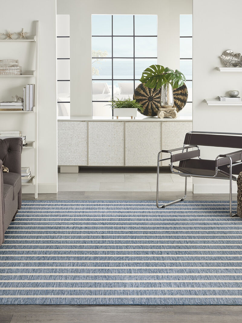 Positano POS03 Navy/Ivory 9' x 12' Rug