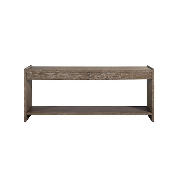 Bernards Transitional Elements Sofa Table 2 Drawer - Cocoa
