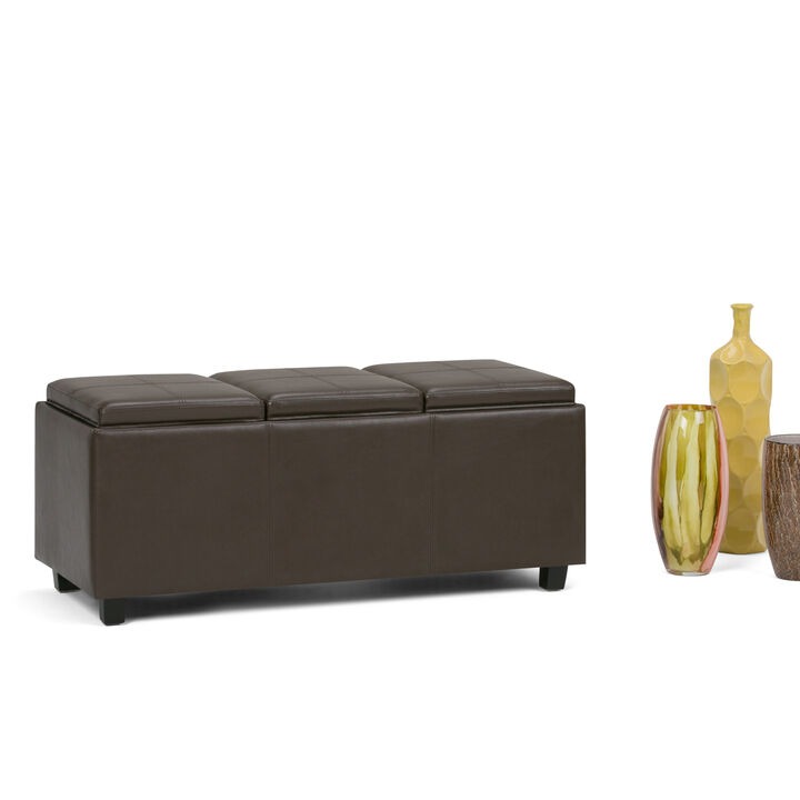 Simpli Home Avalon Storage Ottoman