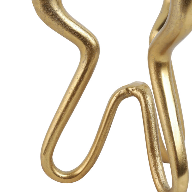 10x9" Loopy 3-taper Holder, Gold image number 4