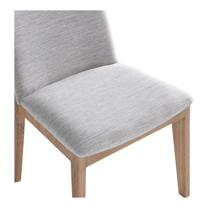 Moe's Home Collection Deco Oak Dining Chair, Grey
