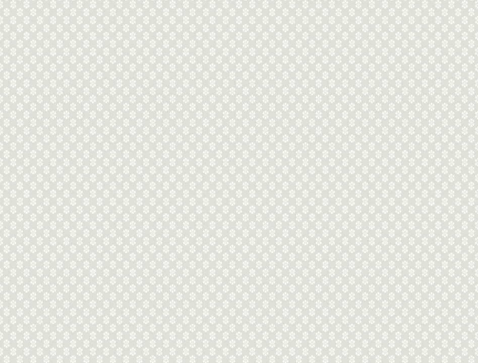 Brioni Grey Floral Stamp Wallpaper