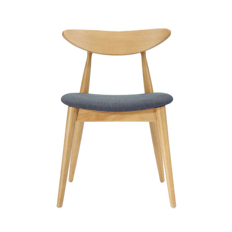 Hoso Dining Chair Set of 2, Curved, Padded image number 2