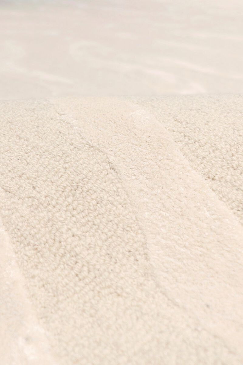 Pasargad Home Edgy Hand-Tufted Cream Transitional Area Rug image number 2