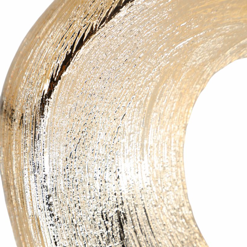 13" Scratched Oval Vase image number 4