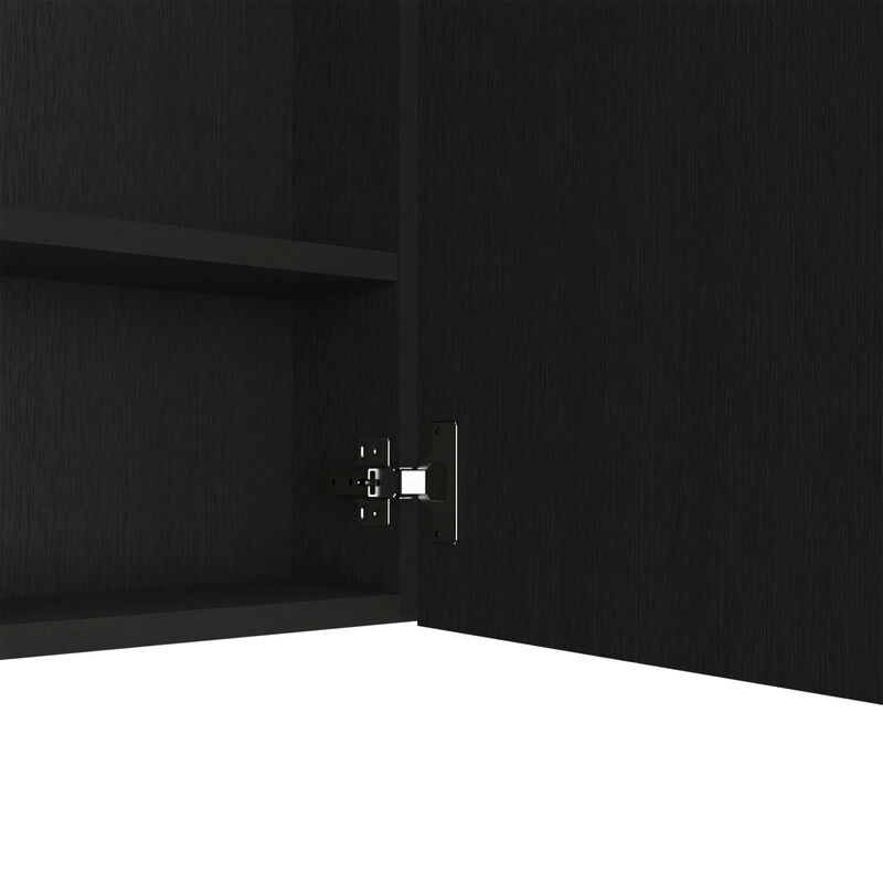 DEPOT E-SHOP Harbor Medicine Double Door Cabinet,Four Interior Shelves, Light Gray