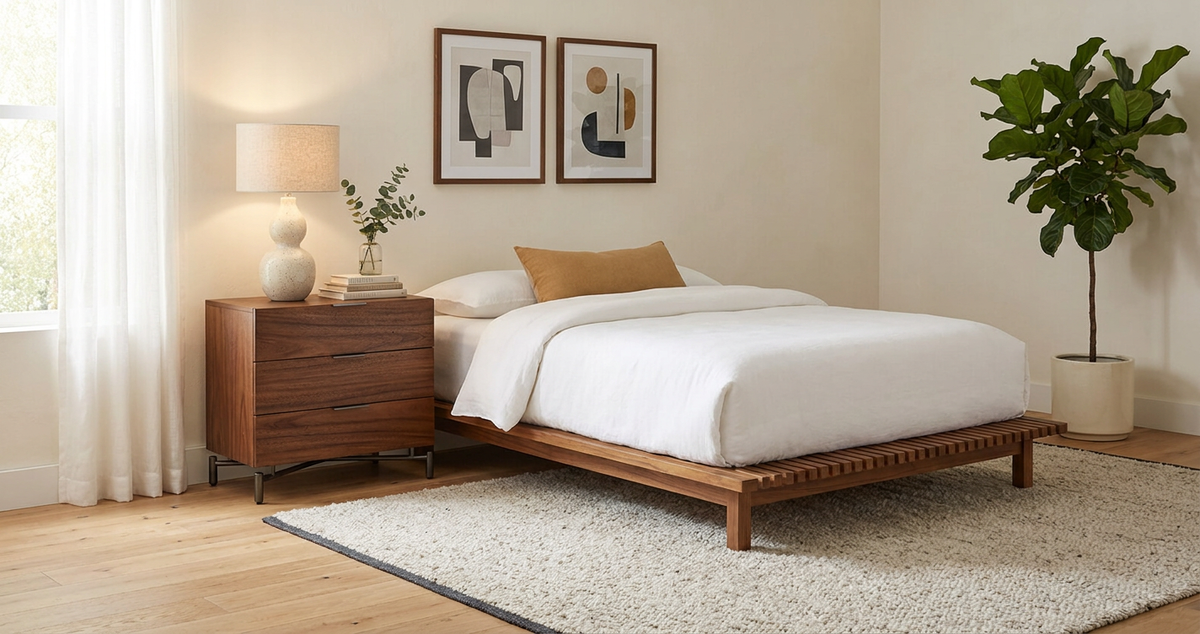 Brasea 3-Drawer Nightstand