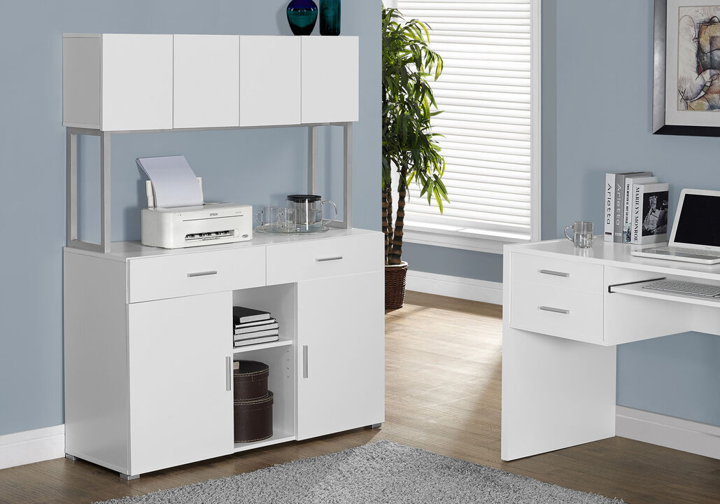 Monarch Specialties Storage, Drawers, File, Office, Work, Laminate, Metal, White, Grey, Contemporary, Modern