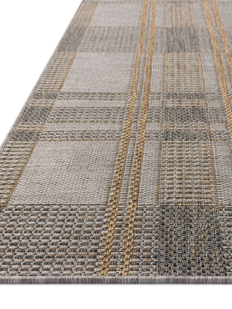 Birch BIR05 Bone/Gold 7'10" x 10' Indoor/Outdoor Rug image number 2