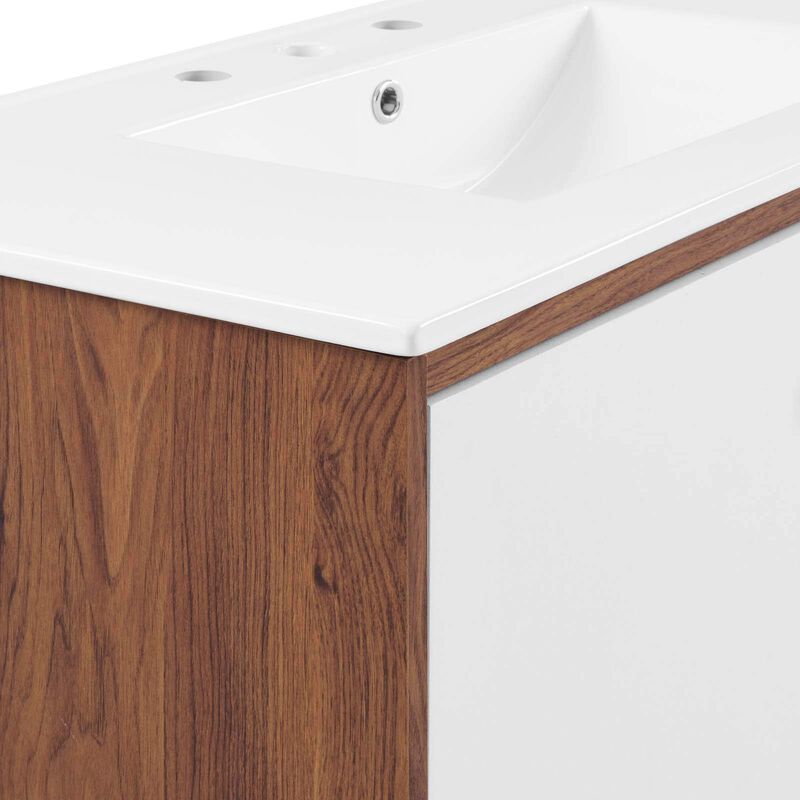 Modway Transmit 36" Wall-Mount Bathroom Vanity image number 7