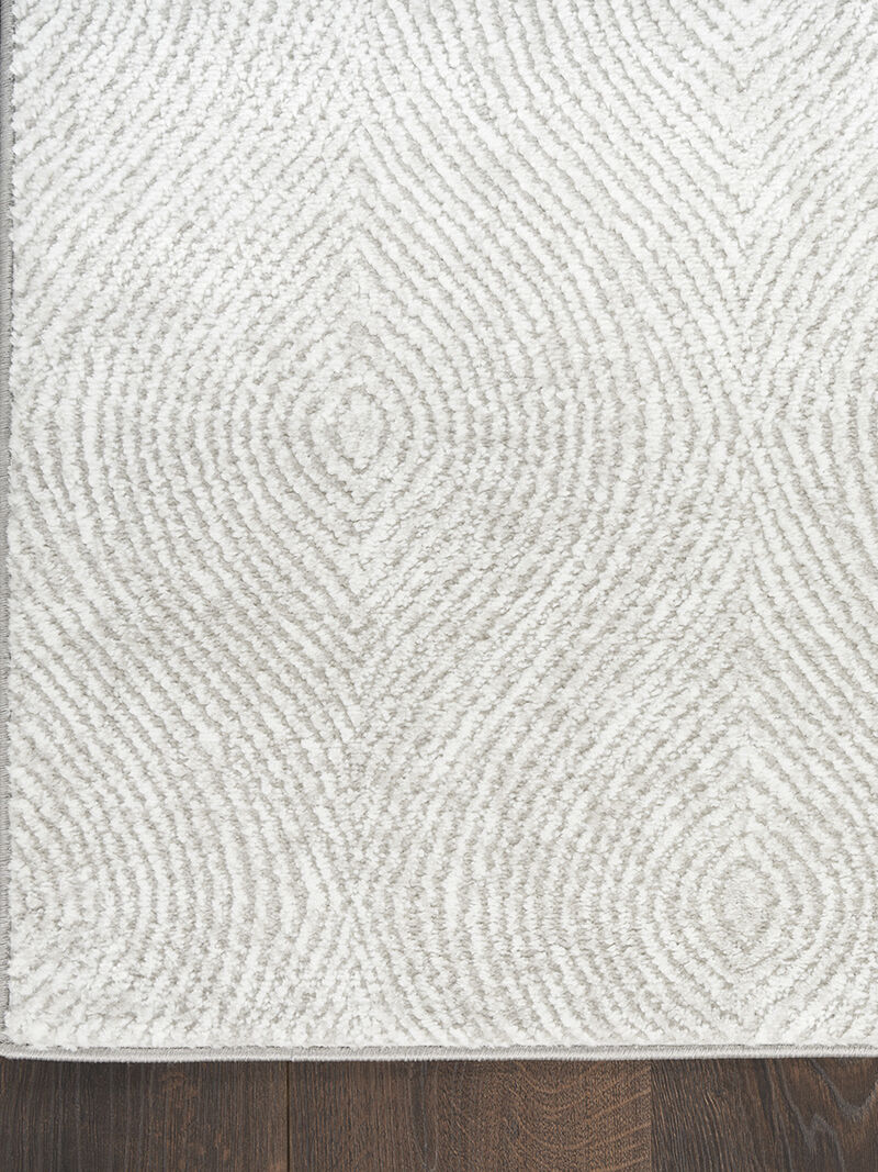Dew DEW03 Silver 5'3" x 7' Rug