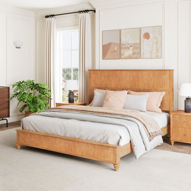 Zafblu King Platform Bed image number 2