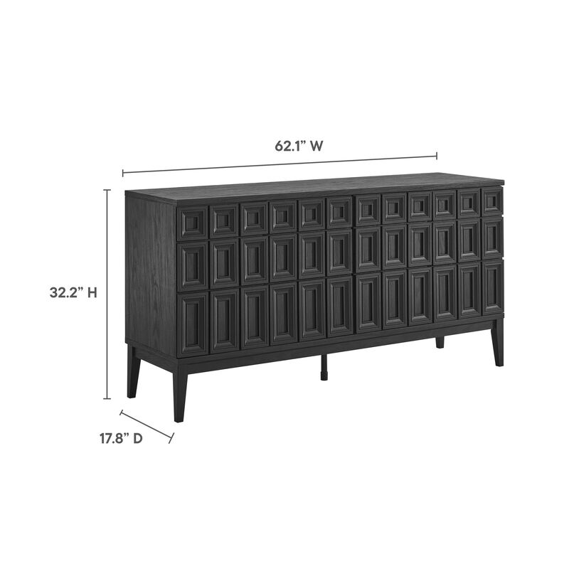 Samos 62" Retro Modern Sideboard image number 2