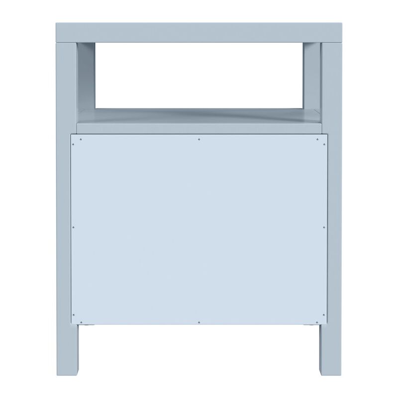 Butler Specialty Nora 21 in. W Rectangular Wood 2 Drawer Nightstand, Light Blue image number 5