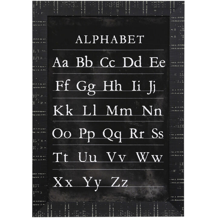 Alphabet Framed Print