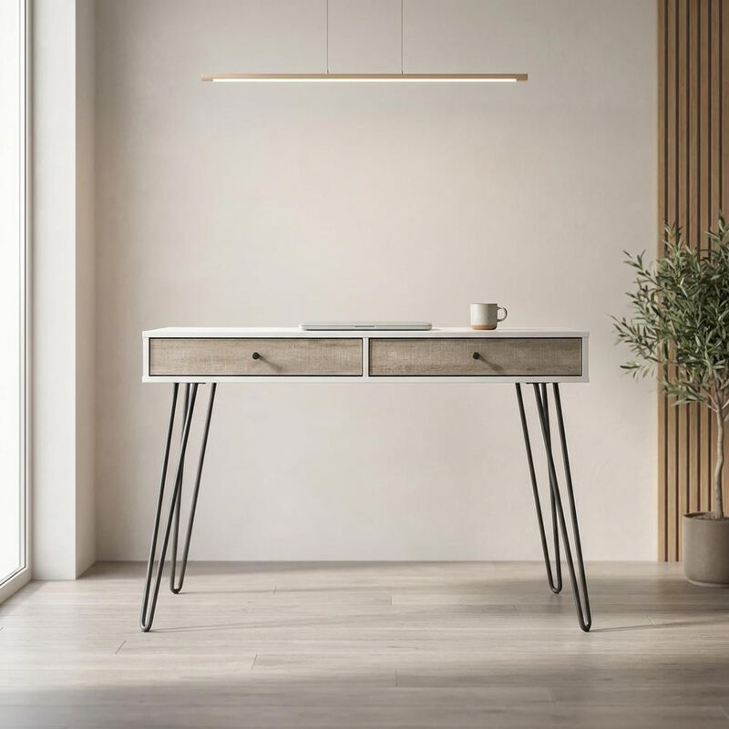 Taupe Oak Desk image number 1