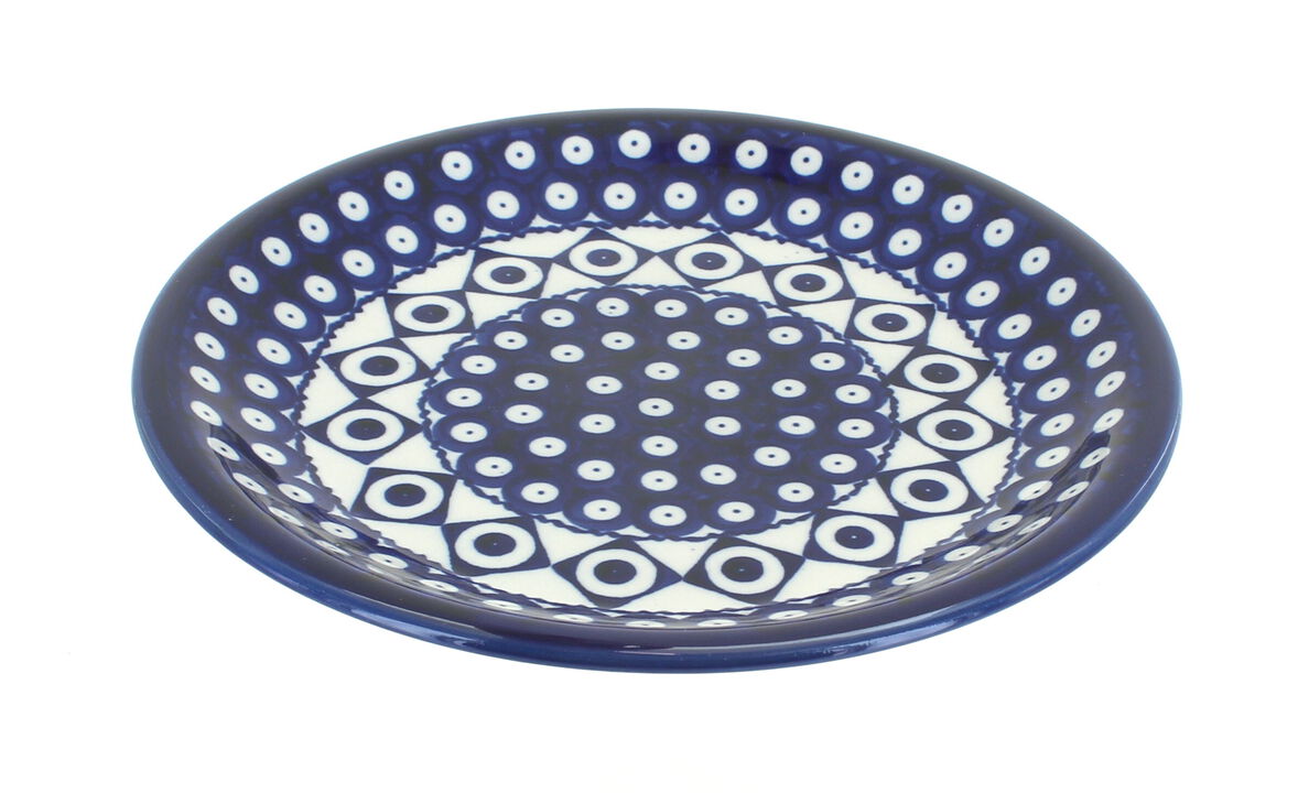 Blue Rose Polish Pottery Xandra Small Dinner Plate
