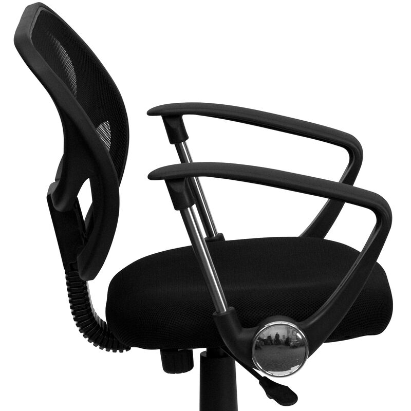 Neri Low Back   Mesh Swivel Task Office Chair with Arms image number 5