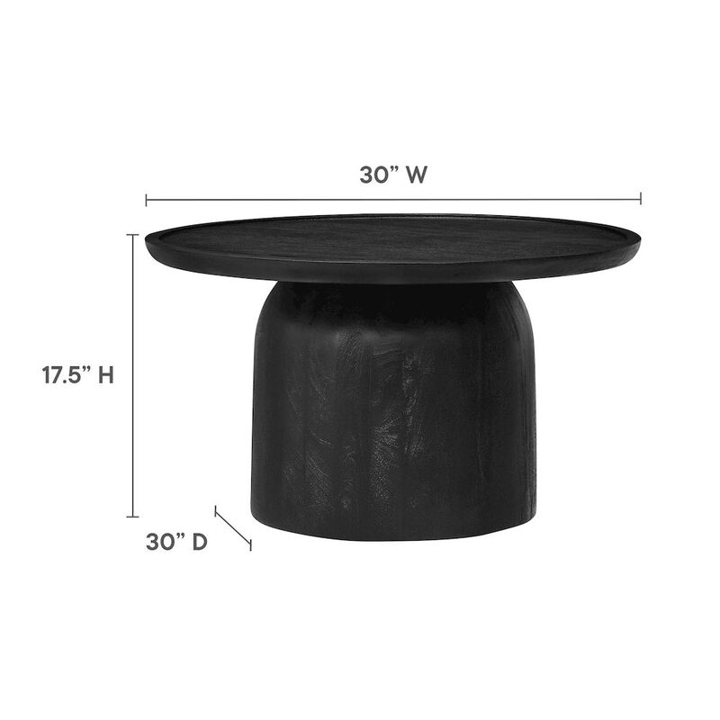 Holloway 30" Round Wood Coffee Table image number 1