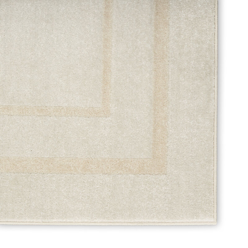 HomeRoots 4' X 6' Ivory And Gold Indoor Outdoor Area Rug image number 2