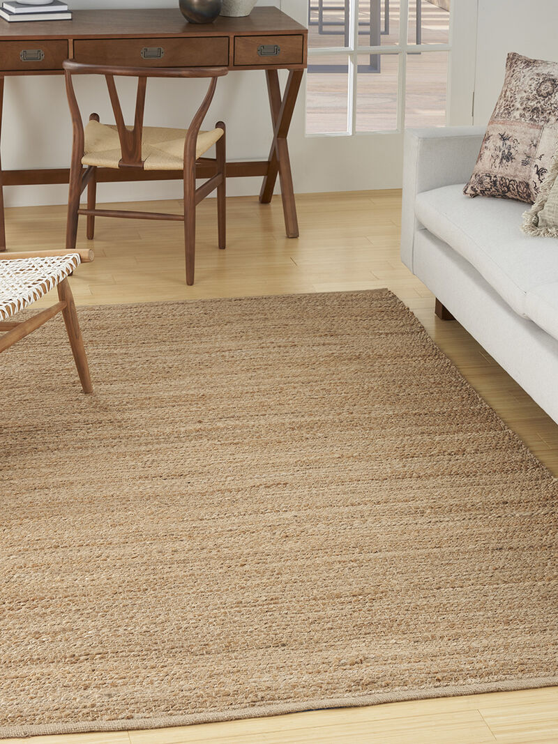 Natural Jute NJT01 Natural 4' x 6' Rug