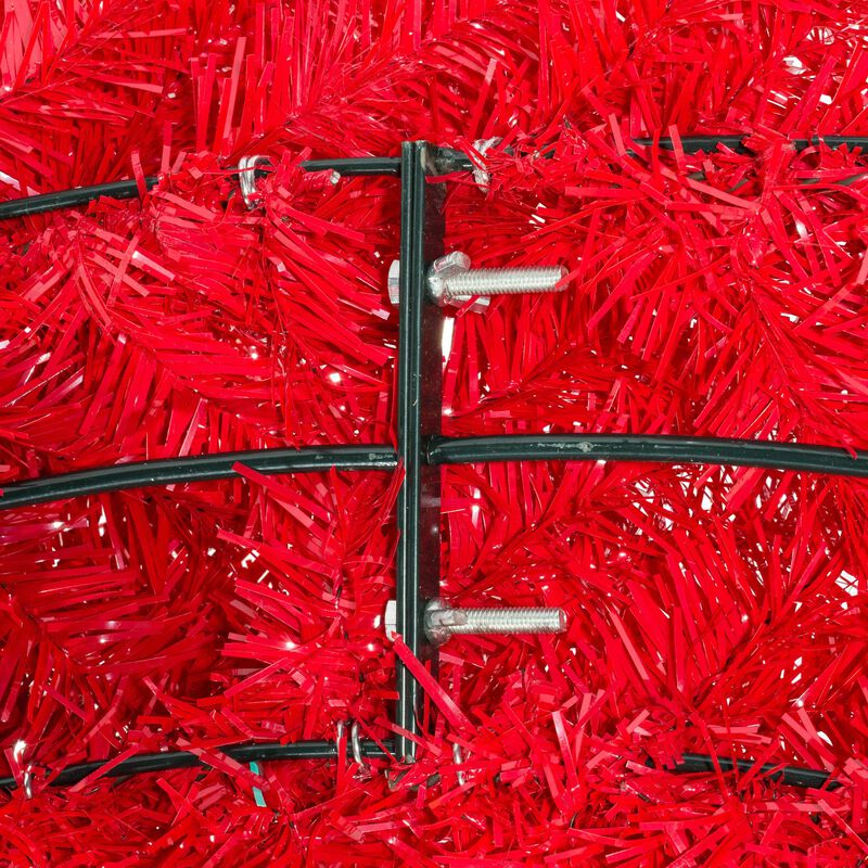Vickerman 60" Red Fir Artificial Christmas Wreath, Unlit - Faux Christmas Wreath - Indoor Seasonal Home Decor image number 3