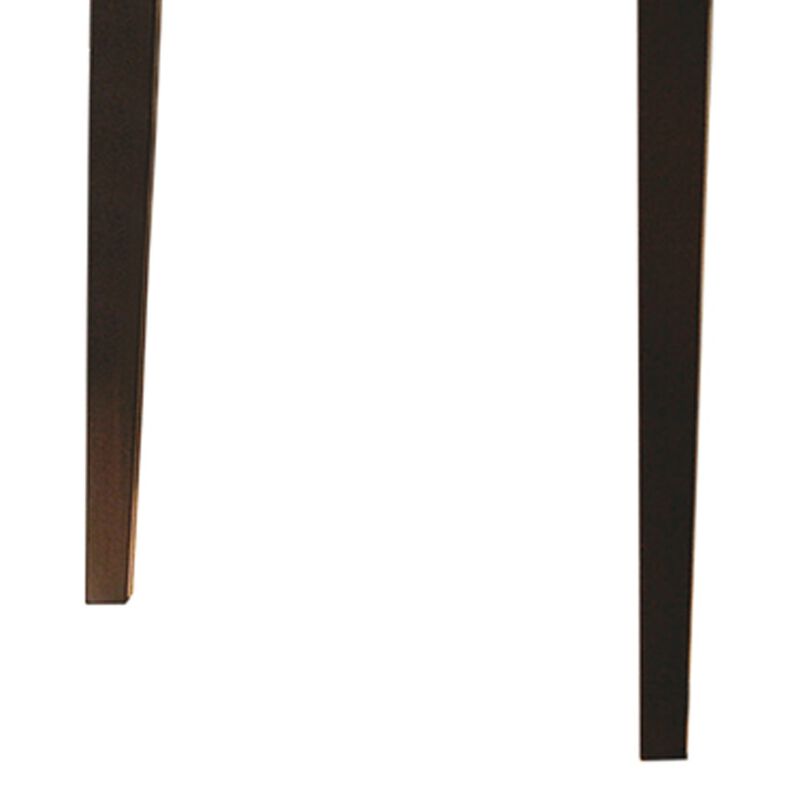 Modish Oval Shaped Wooden Dining Table, Brown image number 3