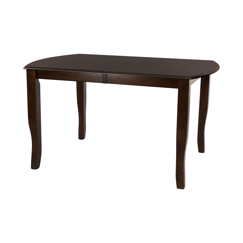 Streamdale Dark Cherry Dining Table with Extension Leaf