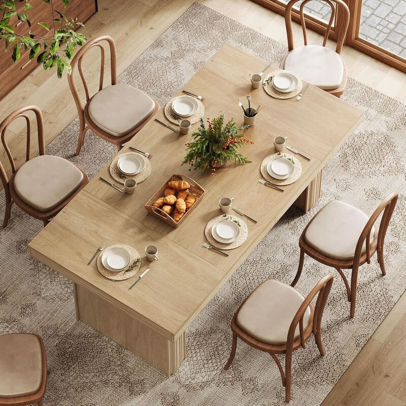 63" Dining Table Seats 6 image number 3
