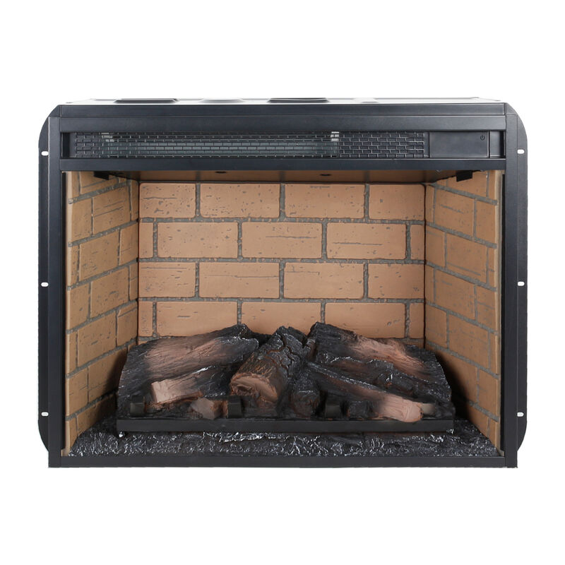 Streamdale Infrared Quartz Heater Fireplace Insert (Woodlog, 23'') image number 7