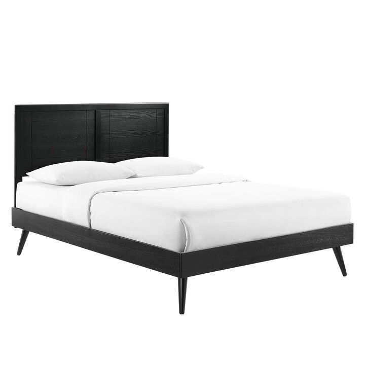 Modway - Marlee King Wood Platform Bed with Splayed Legs