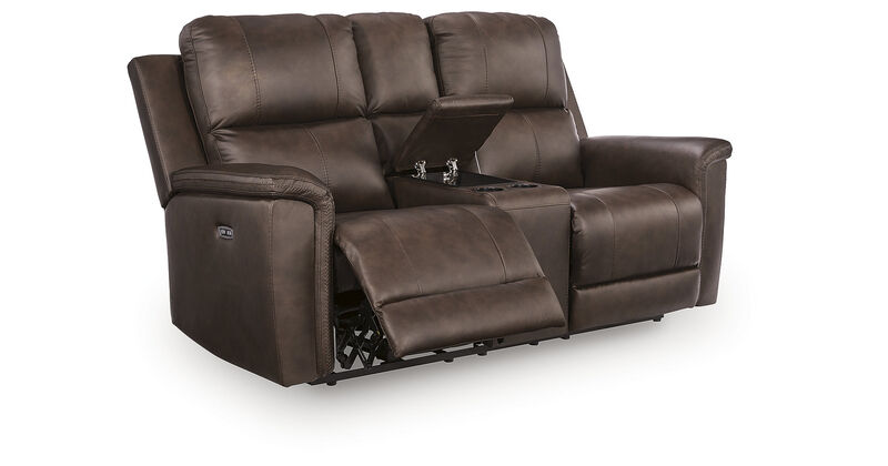 Beryton Power Reclining Loveseat with Console image number 7