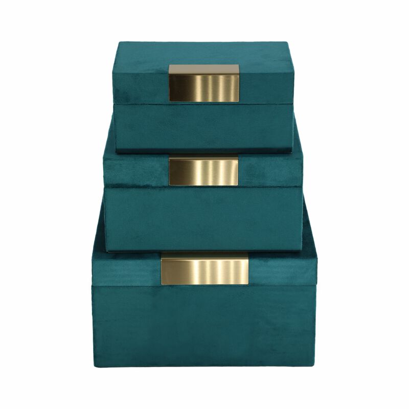 Velvet S/3 Jewelry Boxes image number 2