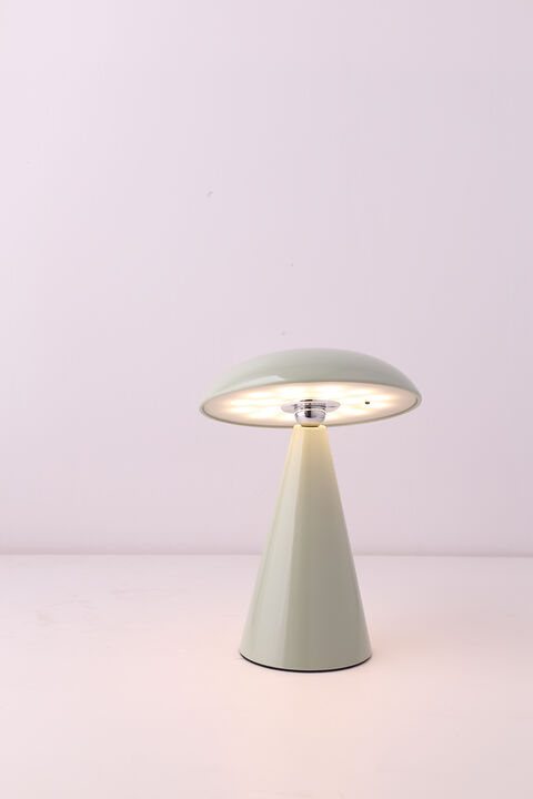 Beacon Lighting Kinoko XS Cordless 2-in-1 Rechargeable LED Table & Wall Lamp, CCT Dimmable, Gloss