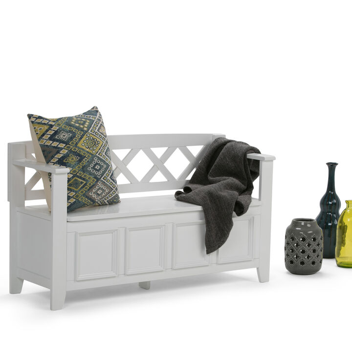 Simpli Home Amherst Entryway Storage Bench