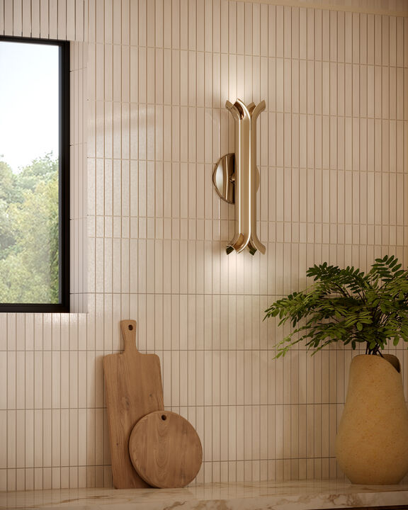 Husk 14-in Dimmable LED Wall Sconce