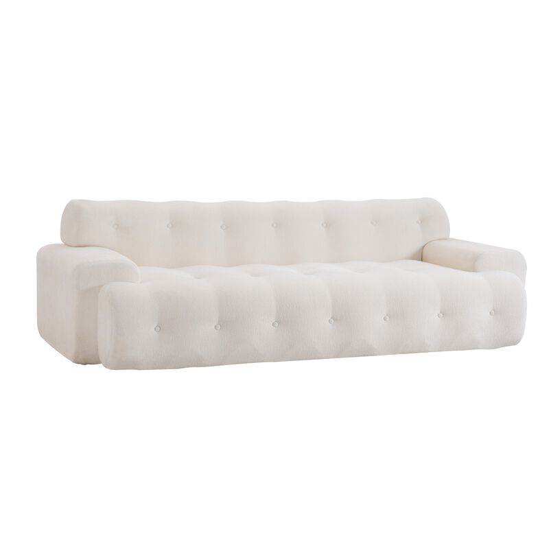 Cemske 3 Seater Chenille Sofa image number 2