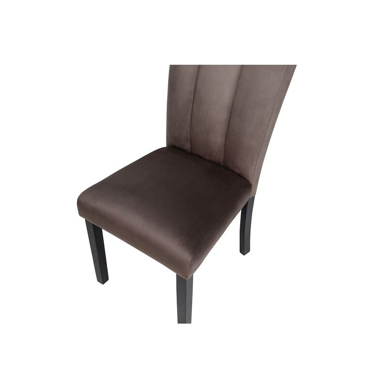 Sheridan Velvet Dining Chairs, Set of 2, Cedar Brown