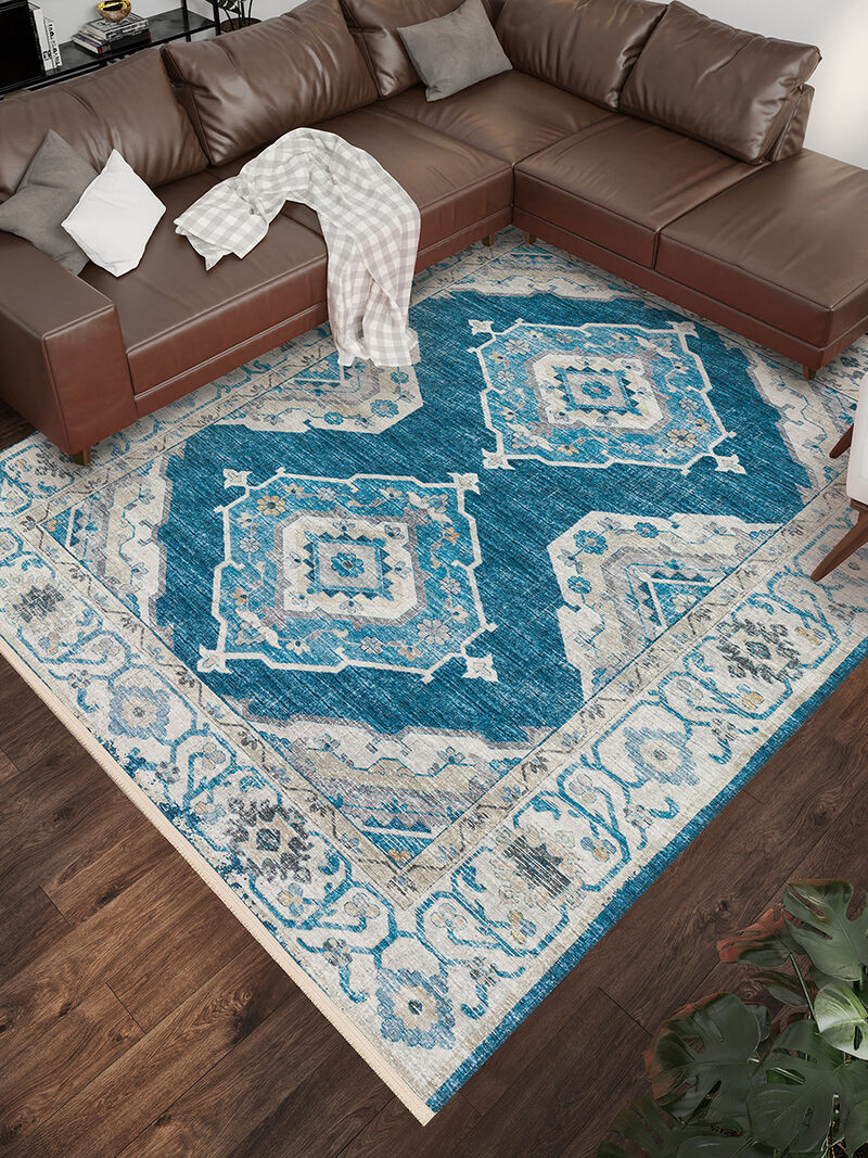 Marbella MB1 Indigo 3' x 5' Rug