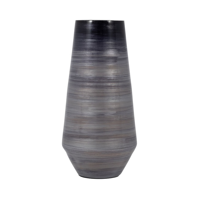 Glass 15" Enameled Vase image number 1
