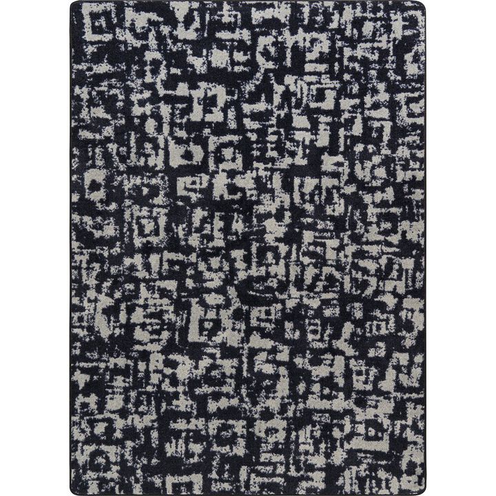 Joy Carpets WorkSpace Block Print  Area Rug