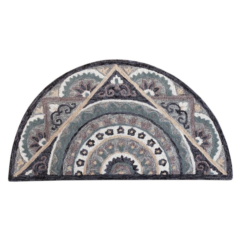 HomeRoots Wool Hand Woven Hearth Rug image number 0