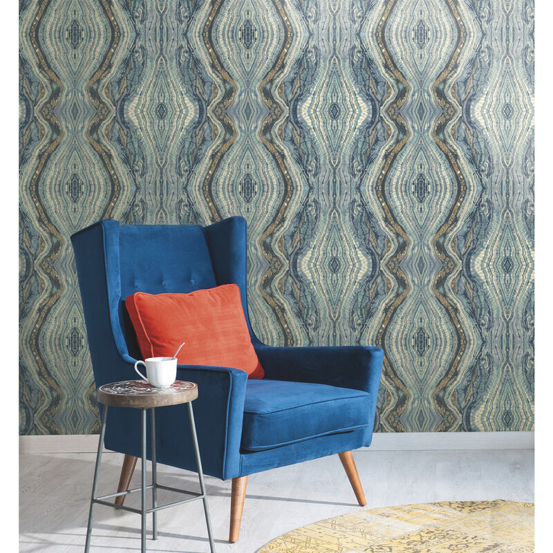Kaleidoscope Blue Wallpaper image number 3