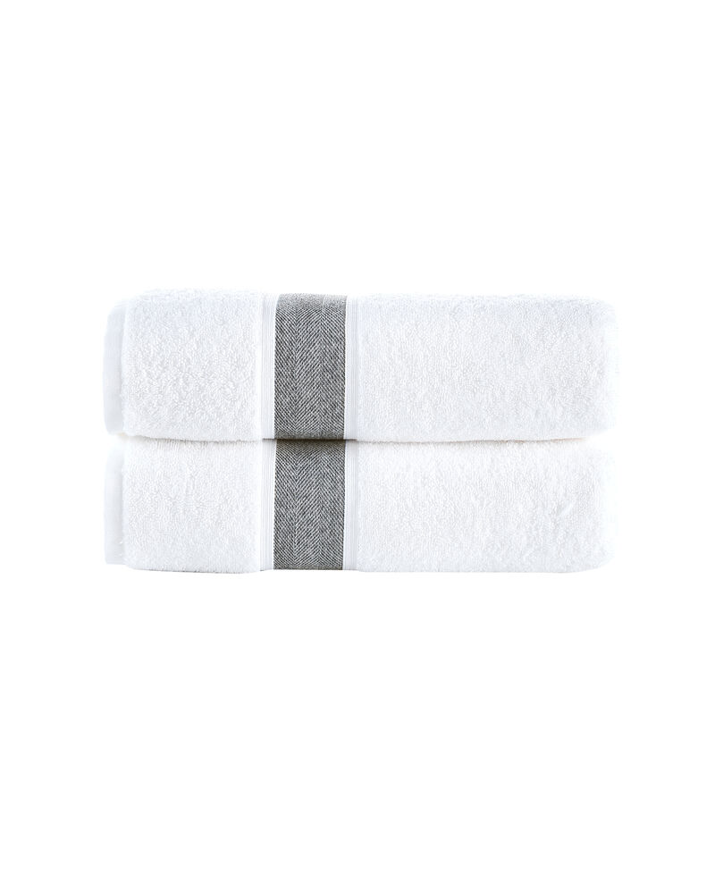 Brooks Brothers Ottoman Rolls 2 pcs Bath Towels