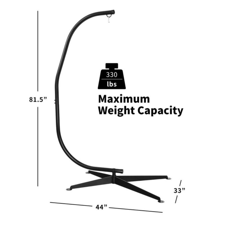 Hivvago Solid Steel C Hammock Frame Stand